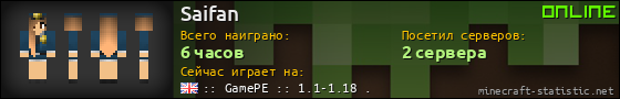 Юзербар 560x90 для Saifan
