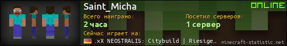 Юзербар 560x90 для Saint_Micha