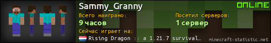 Юзербар 560x90 для Sammy_Granny