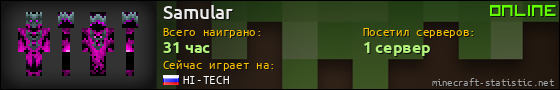 Юзербар 560x90 для Samular