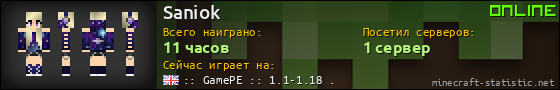 Юзербар 560x90 для Saniok