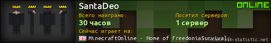 Юзербар 560x90 для SantaDeo