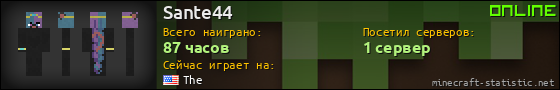 Юзербар 560x90 для Sante44
