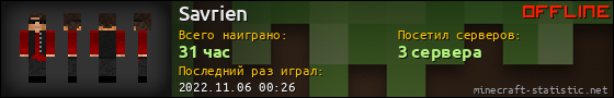 Юзербар 560x90 для Savrien