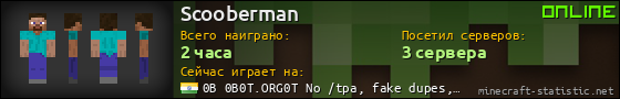 Юзербар 560x90 для Scooberman
