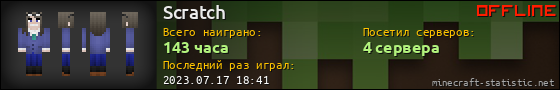 Юзербар 560x90 для Scratch