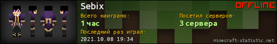 Юзербар 560x90 для Sebix