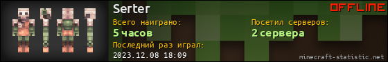 Юзербар 560x90 для Serter