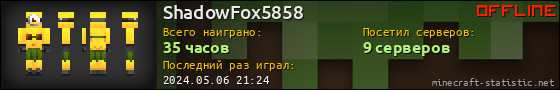 Юзербар 560x90 для ShadowFox5858