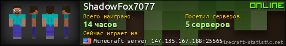 Юзербар 560x90 для ShadowFox7077