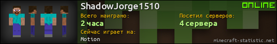 Юзербар 560x90 для ShadowJorge1510