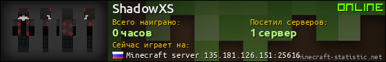Юзербар 560x90 для ShadowXS