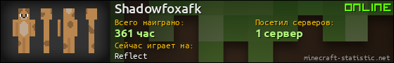 Юзербар 560x90 для Shadowfoxafk