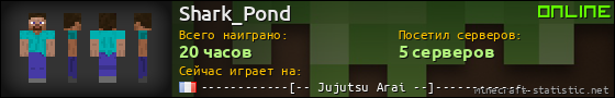 Юзербар 560x90 для Shark_Pond