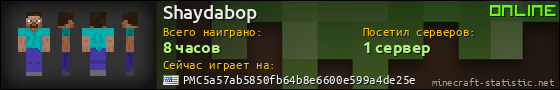 Юзербар 560x90 для Shaydabop