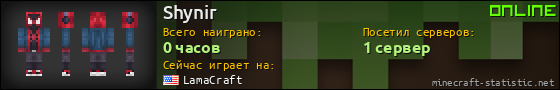 Юзербар 560x90 для Shynir