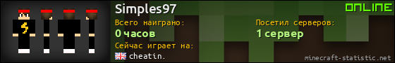 Юзербар 560x90 для Simples97