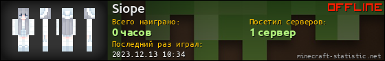 Юзербар 560x90 для Siope