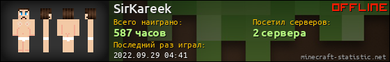 Юзербар 560x90 для SirKareek