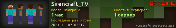 Юзербар 560x90 для Sirencraft_TV