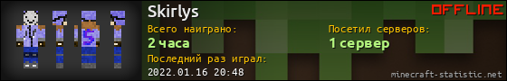 Юзербар 560x90 для Skirlys
