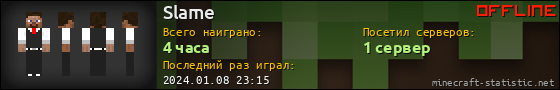 Юзербар 560x90 для Slame
