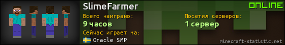 Юзербар 560x90 для SlimeFarmer