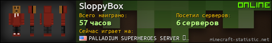 Юзербар 560x90 для SloppyBox