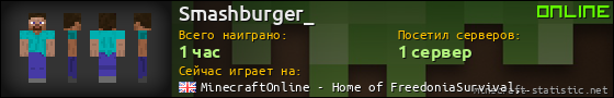 Юзербар 560x90 для Smashburger_