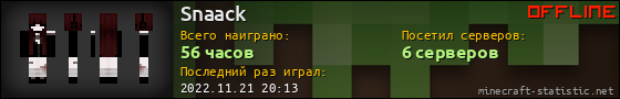 Юзербар 560x90 для Snaack