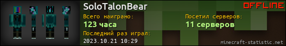 Юзербар 560x90 для SoloTalonBear