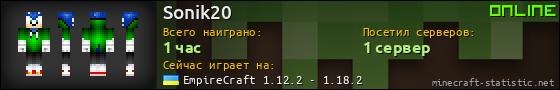 Юзербар 560x90 для Sonik20
