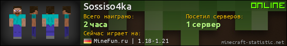 Юзербар 560x90 для Sossiso4ka