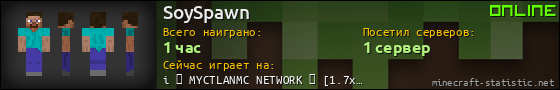 Юзербар 560x90 для SoySpawn