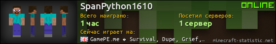 Юзербар 560x90 для SpanPython1610