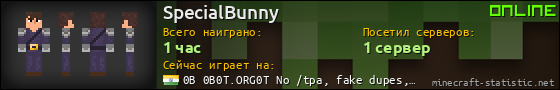 Юзербар 560x90 для SpecialBunny