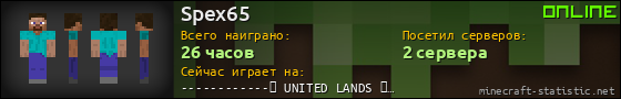 Юзербар 560x90 для Spex65
