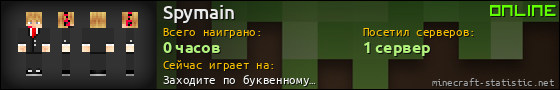 Юзербар 560x90 для Spymain