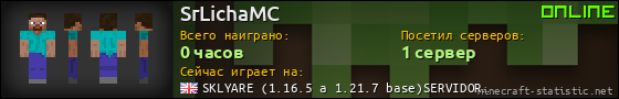 Юзербар 560x90 для SrLichaMC