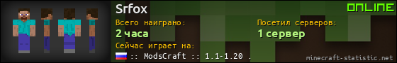 Юзербар 560x90 для Srfox