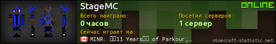 Юзербар 560x90 для StageMC