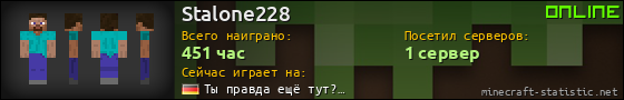 Юзербар 560x90 для Stalone228