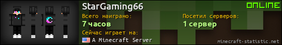 Юзербар 560x90 для StarGaming66
