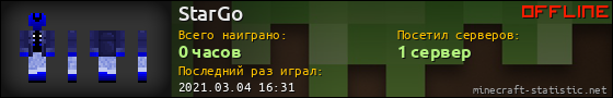 Юзербар 560x90 для StarGo