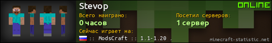 Юзербар 560x90 для Stevop