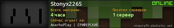 Юзербар 560x90 для Stonyx2265
