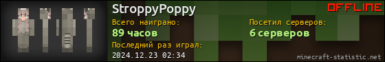 Юзербар 560x90 для StroppyPoppy