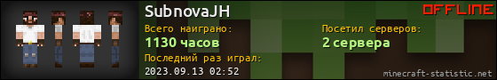 Юзербар 560x90 для SubnovaJH