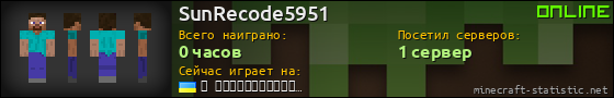 Юзербар 560x90 для SunRecode5951