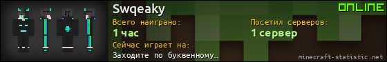 Юзербар 560x90 для Swqeaky